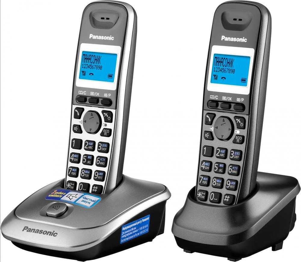 Аналоговые стационарные настольные телефоны радиотелефоны PANASONIC