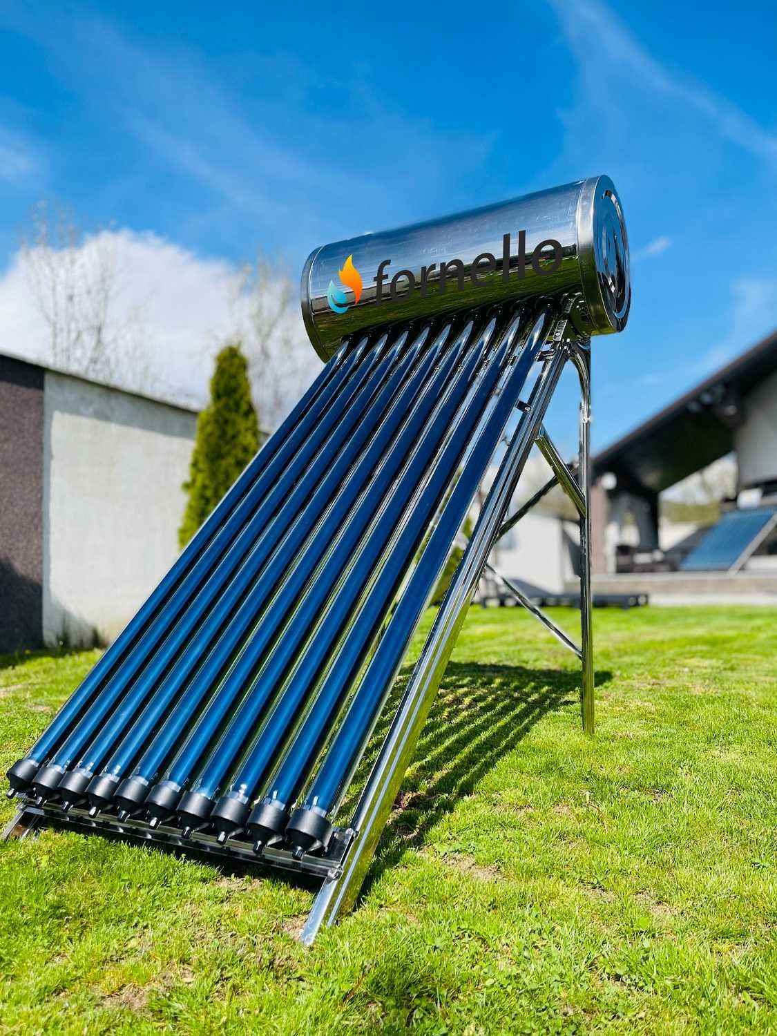 Panou solar presurizat 12 tuburi heat pipe si boiler inox de 109 litri