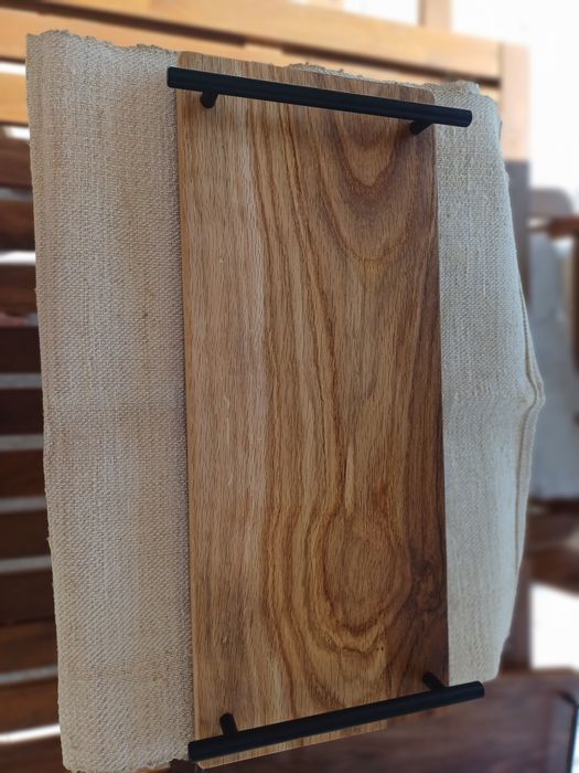 Platou servire handmade, nuc