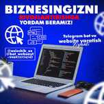 Web sayt yasash | Telegram bot yasash xizmati