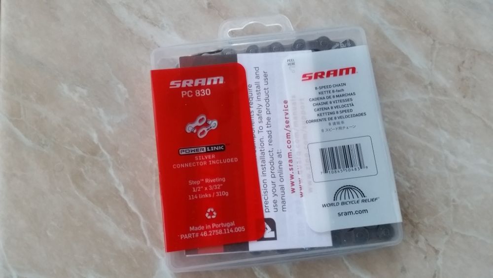 Lant Sram PC830 cu quick link 8 viteze