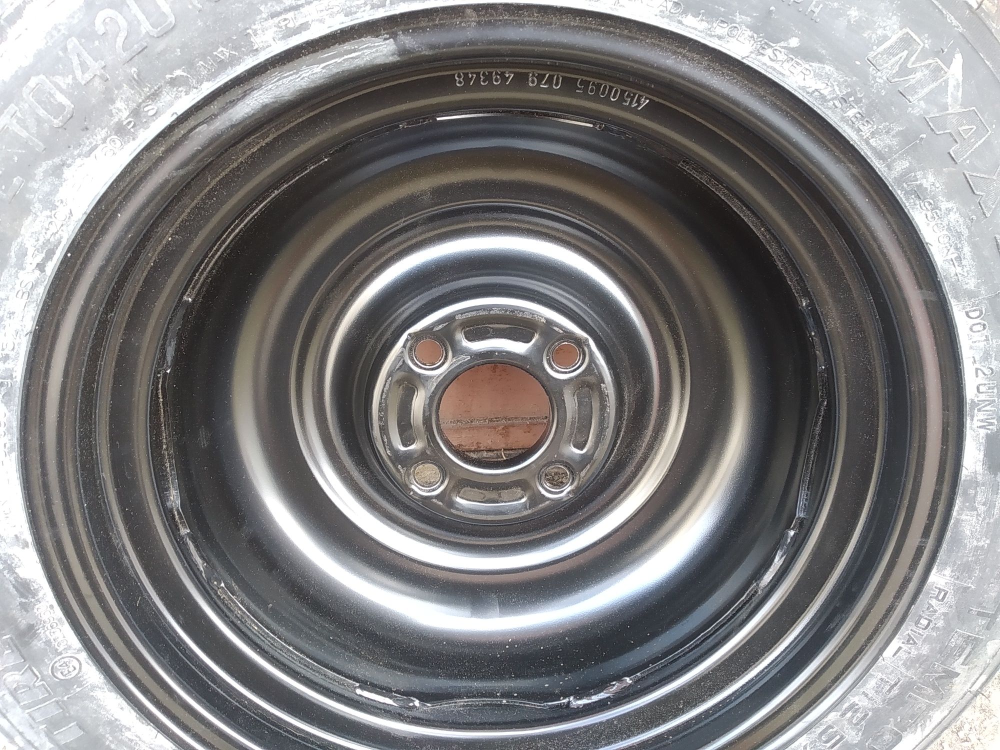 Rezerva slim noua 4x108, 125/80/15 Ford, Peugeot, Citroen