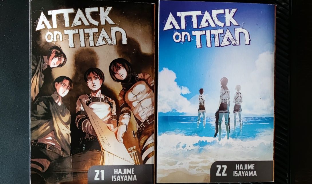 Manga - Attack on Titan - Volumele 21 si 22