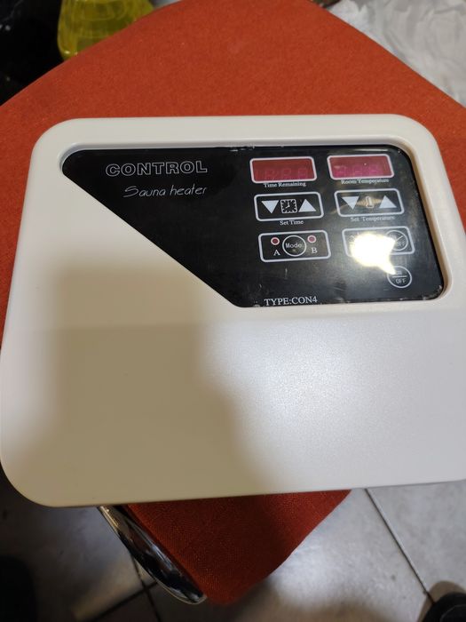 Дигитален контролер за сауна, 40-105C, 3-9KW, бял