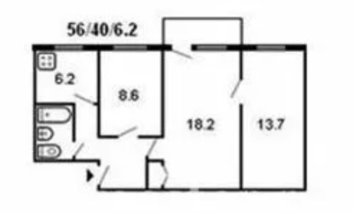 Обмен 3х ком. 4/5 на две 1ком.кварт.