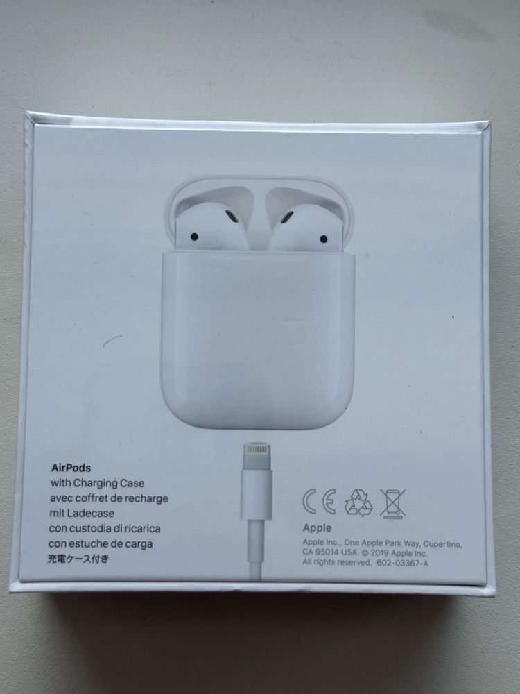 Настоящие AirPods 2 AirPods, не подделка!!!  наушники Bluetooth