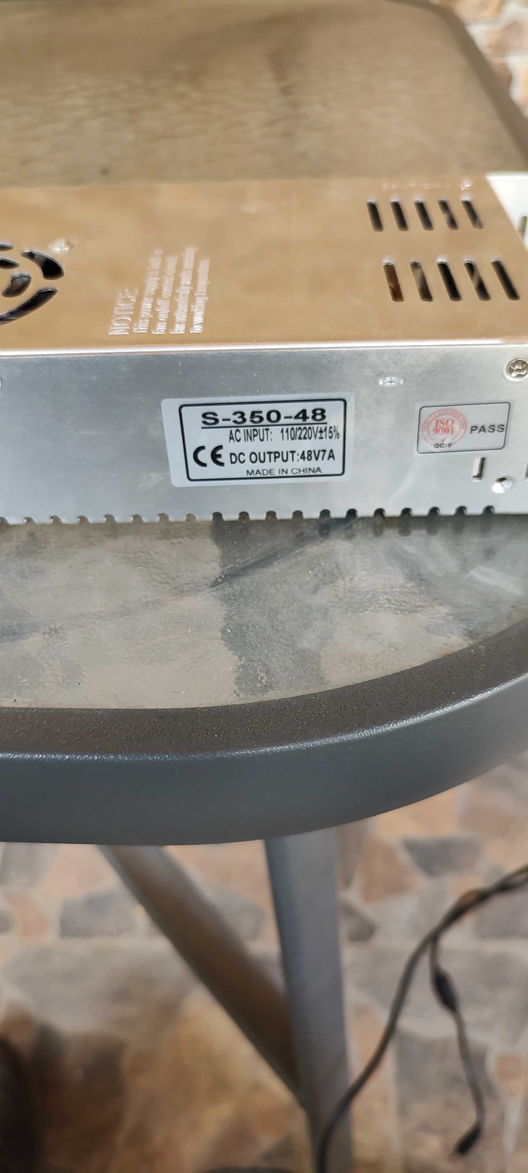 vind adaptor 48V si 7A cu ventilator