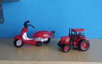Трактор и мотор - червени