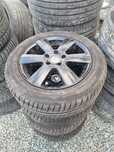 Jante aliaj 5x112 R16 cu anvelope vara 205/55r16 în stare foarte buna