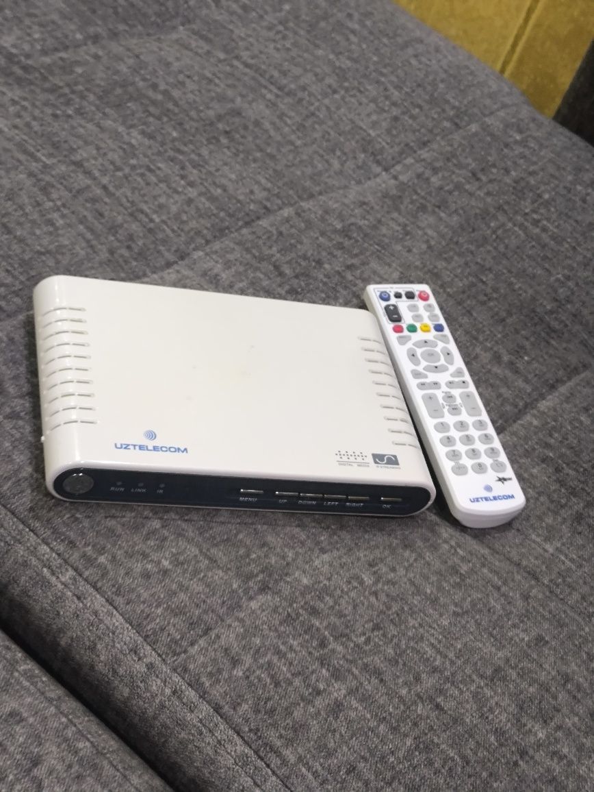 Telecom tv Tyuner kup kanal kursatadi wi fi routeram ichida