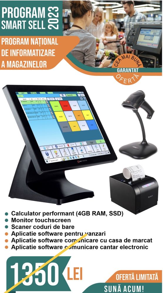 Sistem COMPLET POS soft - software restaurant -cafenea - pizzerie