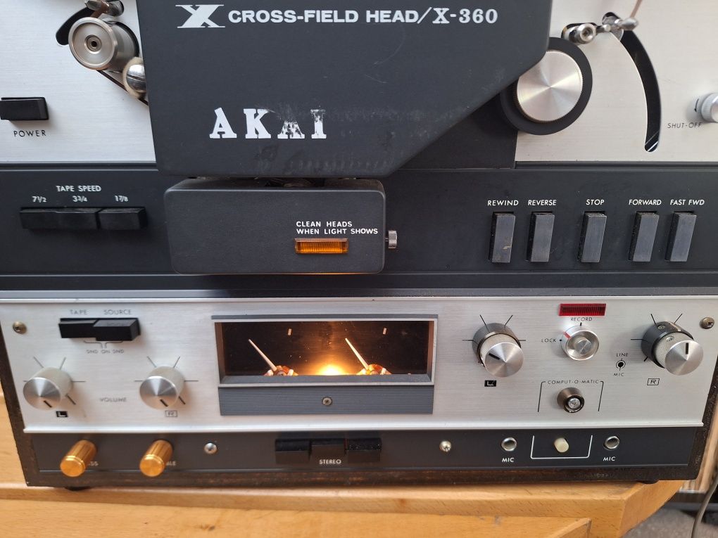 Magnetofon Akai X360D,vintage.