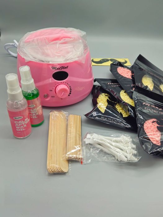 Комплект за кола маска MaxFlat нагревател+4 плика восъчни перли, масла