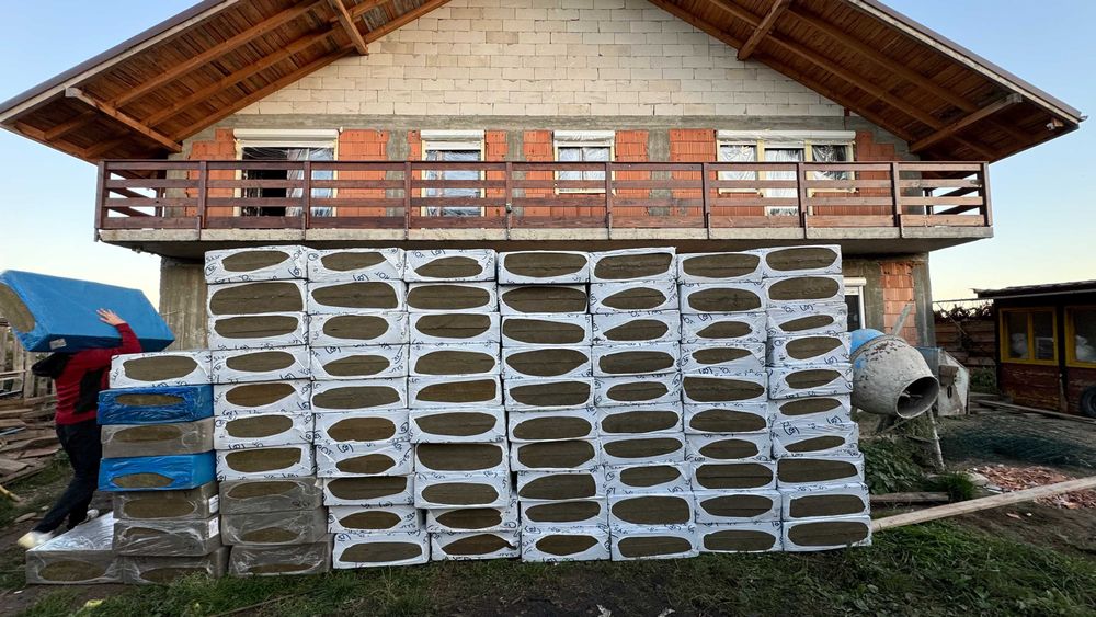 Vată bazaltică pentru interior și exterior