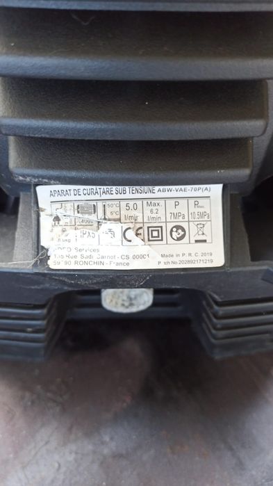 Aparat de spalat cu presiune