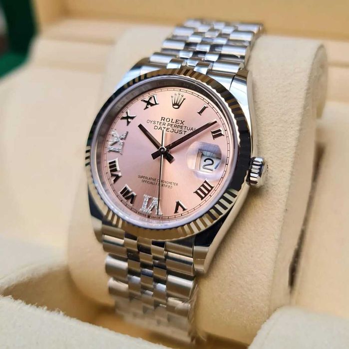Rolex Datejust 36mm розов циферблат