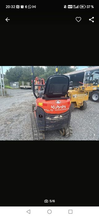 Miniexcavator kubota an 2017 1320 ore