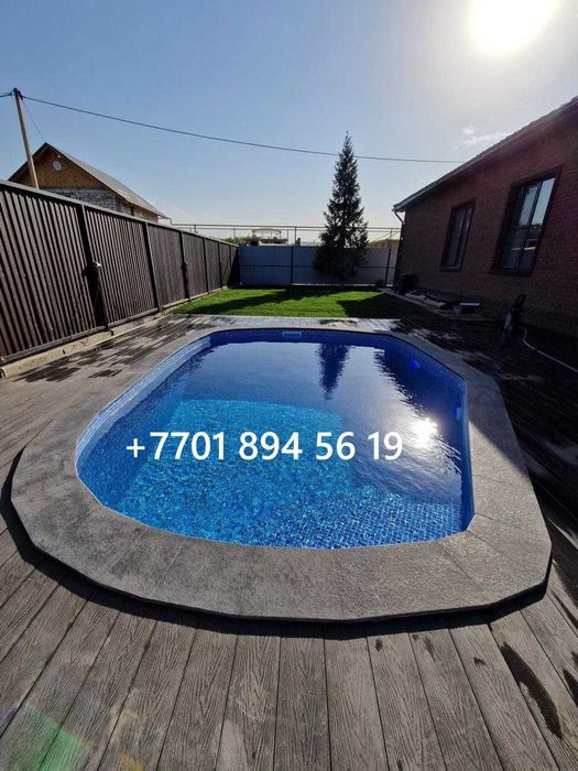 Строительство бассейнов по всему Казахстану