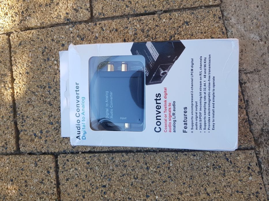 Vand decodor convertor digital to analog, optical to rca spidf hi-fi