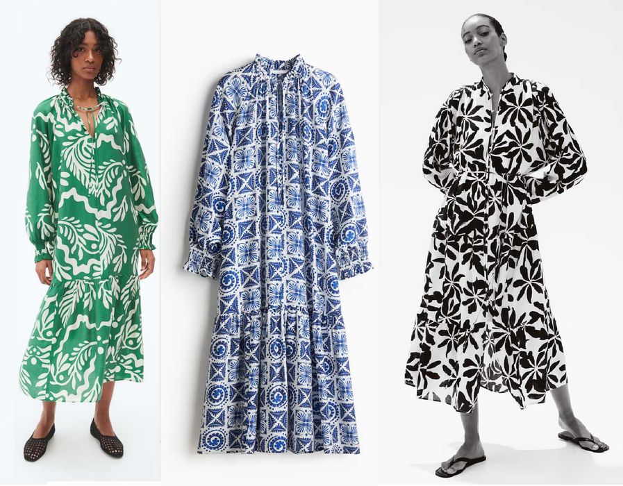 Новые платья H&M, вискоза, размер L (50/56) / XL(54/60)