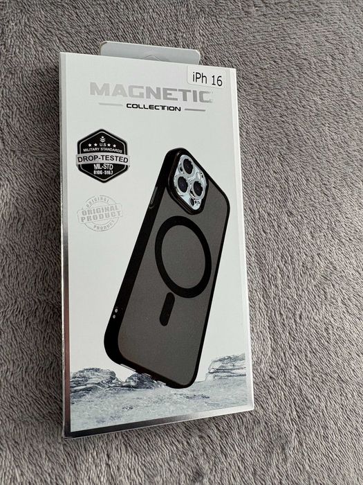 Husa neagra TPU - iPhone 16 - MagSafe
