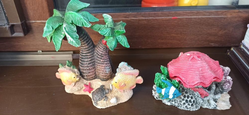 Decor acvariu figurine ceramice