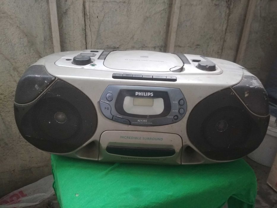 магнитола Philips магнитофон филипс мафан кассетник