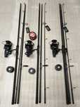 SET 3 Lansete FL VIPER 3.90m 3.5 LBS 3 tronsoane + 3 Mulinete AVIATOR