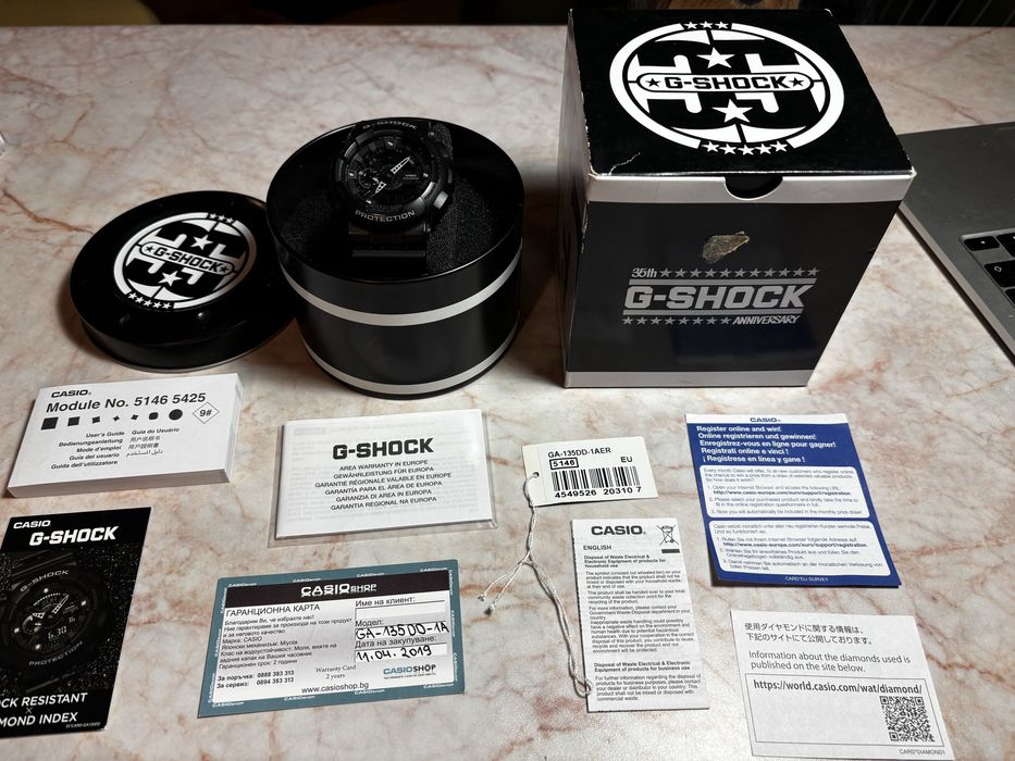 Casio G-shock GA-135DD-1AER
