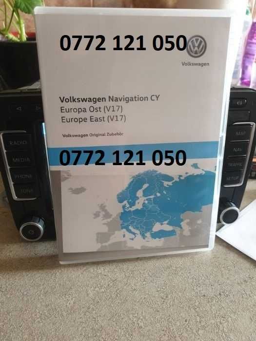SD CARD GPS Navigatie VW RNS 315-RNS 310-RNS 510-810 RNS 850 Harti Eur