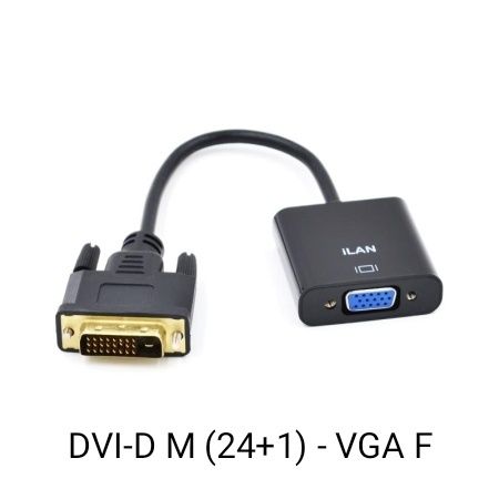 Переходник - адаптер для монитора HDMI to VGA и DVI-D to VGA