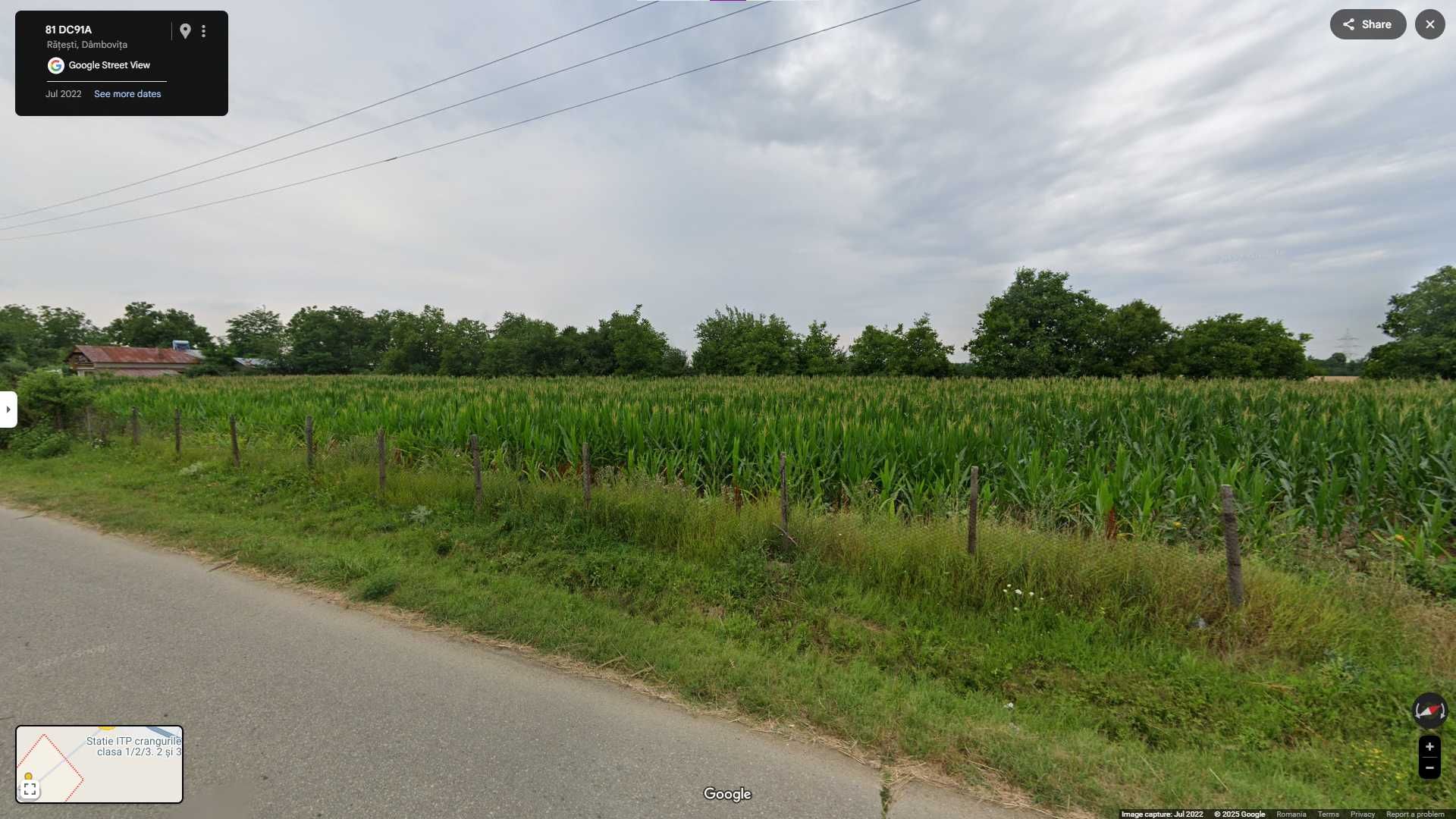 TEREN DE VANZARE 10.000mp Pret Negociabil. Rățești, Dambovita.