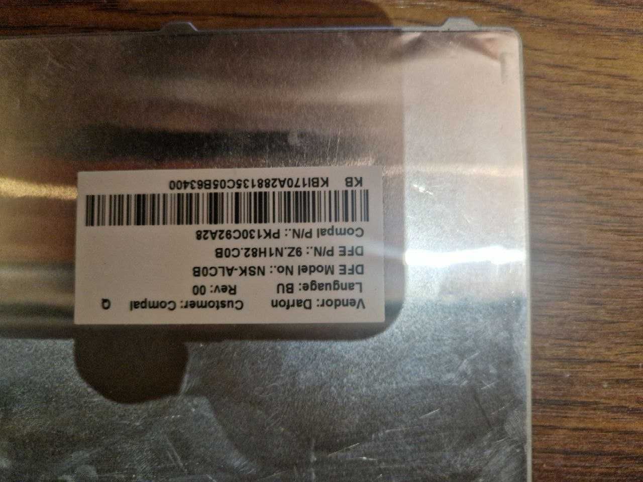 Лаптоп клавиатура с кирилица – Compal NSK-ALC0B - ACER ASPIRE 5750G