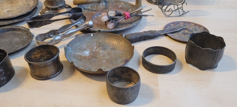 Obiecte foarte vechi argint, cupru, bronz, alpaca