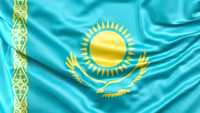 Флаг Казахстана - фабричный