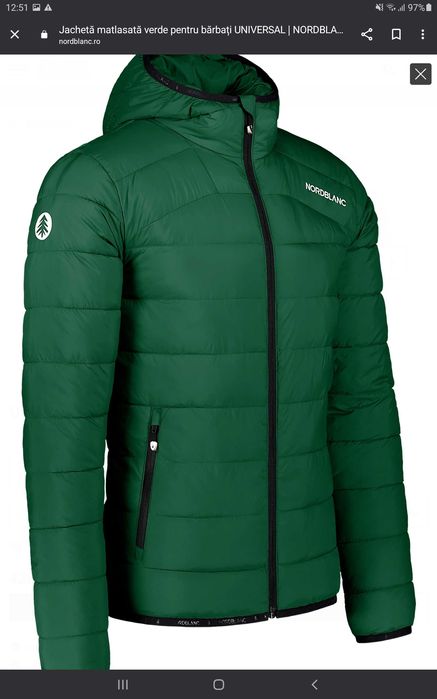 Geaca iarna NordBlank verde