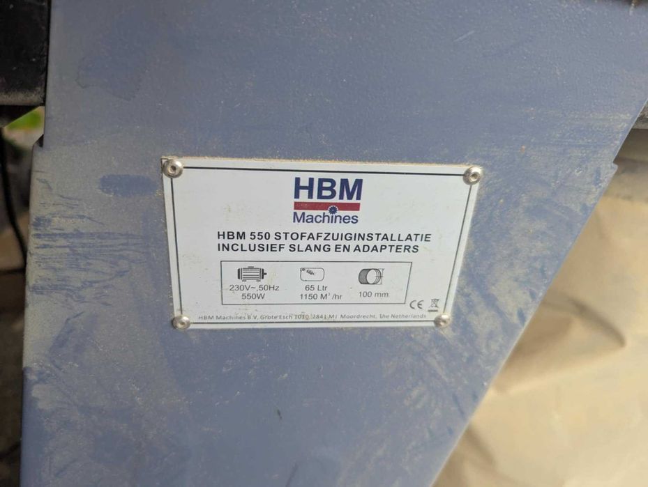 Прахоуловител HBM 8675, 550 W, 230 V, 1150 м³/ч