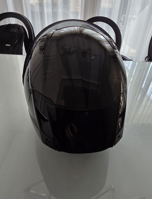 Casca moto MT Helmets KRE+ CARBON marimea S, A11 Gloss Black