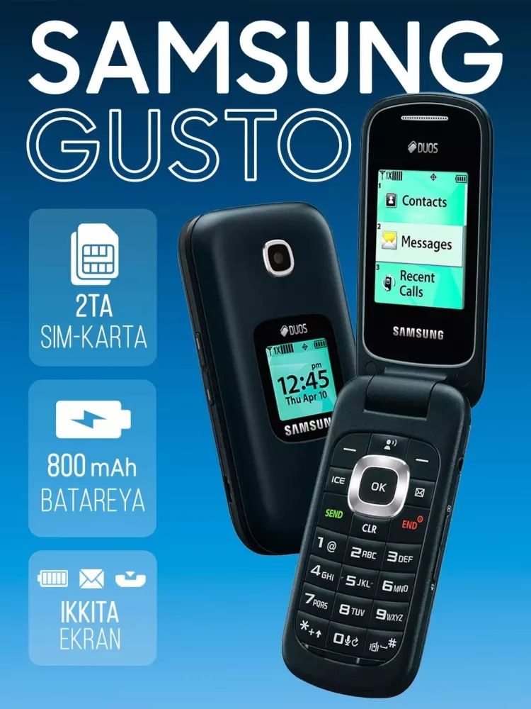 Samsung telefon yana sotuvda mavjud