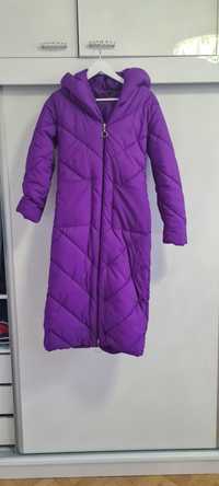 Дамско зимно яке, размер XS-S, цвят лилав