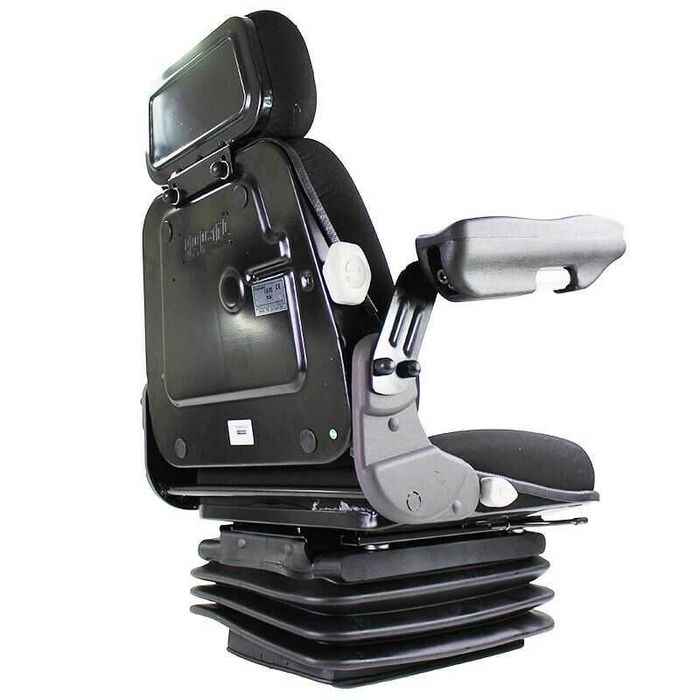 Scaun tractor cu suspensie mecanică din material textil GoPart