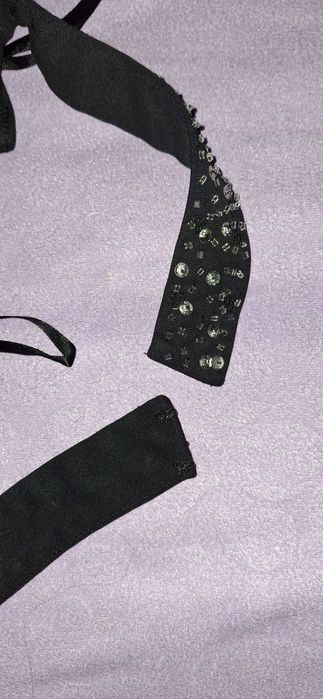 Дамска елегантна черна рокля