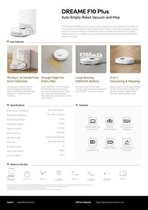 Пылесосы DREAME   модель есть склад оптом +бонус  и Даставка бесплатна