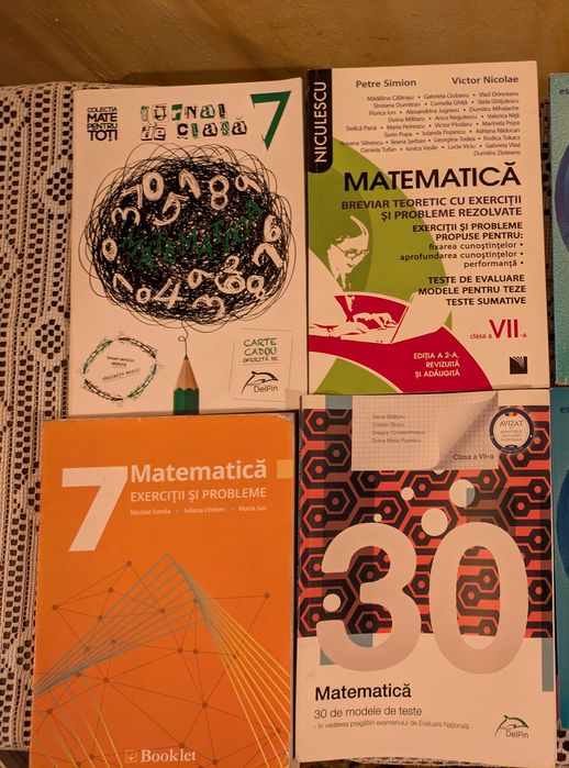 Culegeri de matematică clasa a 7-a