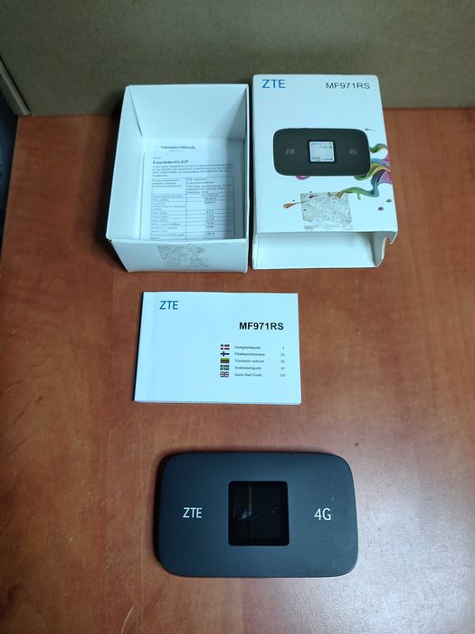 Router Wifi 4G+ LTE Cat 6 ZTE MF971RS 300Mbps Portabil Hotspot decodat