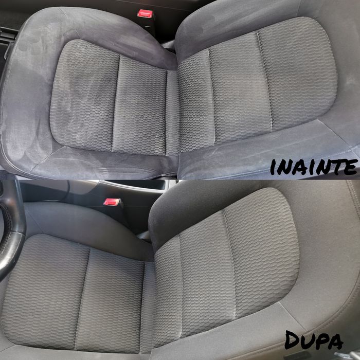 Detailing interior auto, canapele și covoare