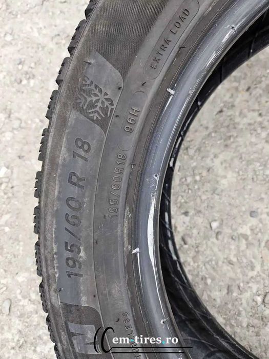 SET 2 Anvelope Iarna 195/60 R18 MICHELIN Alpin 6 96H