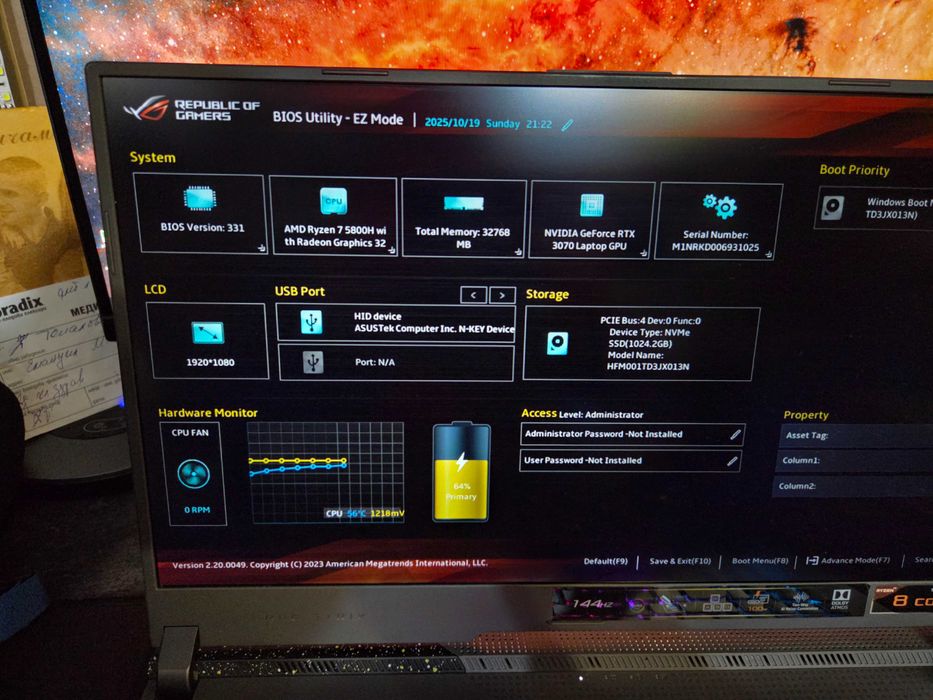 Asus Rog Strix G713