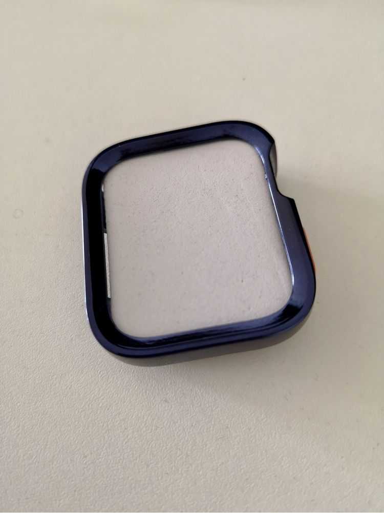 Apple watch 7 45 mm case - carcasa TPU albastra