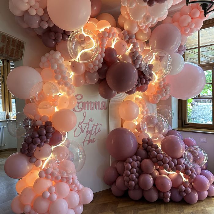 Aranjamente botez , decoratiuni cu  baloane